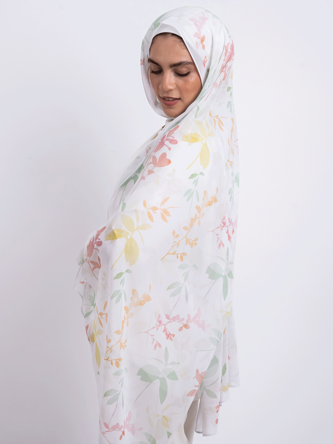 Pastel Flowers Scarf