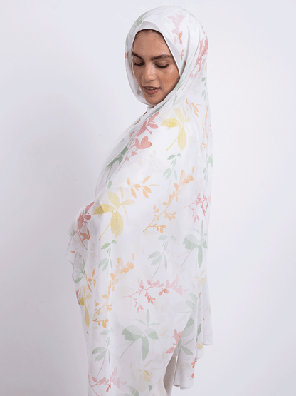 Pastel Flowers Scarf