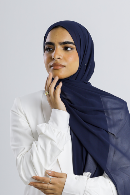 Plain Chiffon Scarf