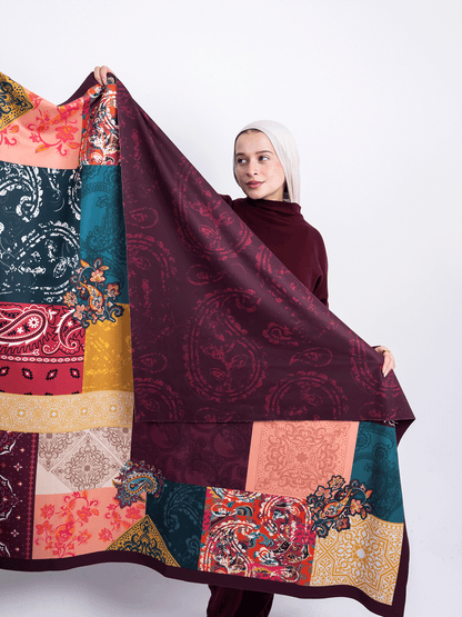 Square Shawl – Patchwork Garden Edition