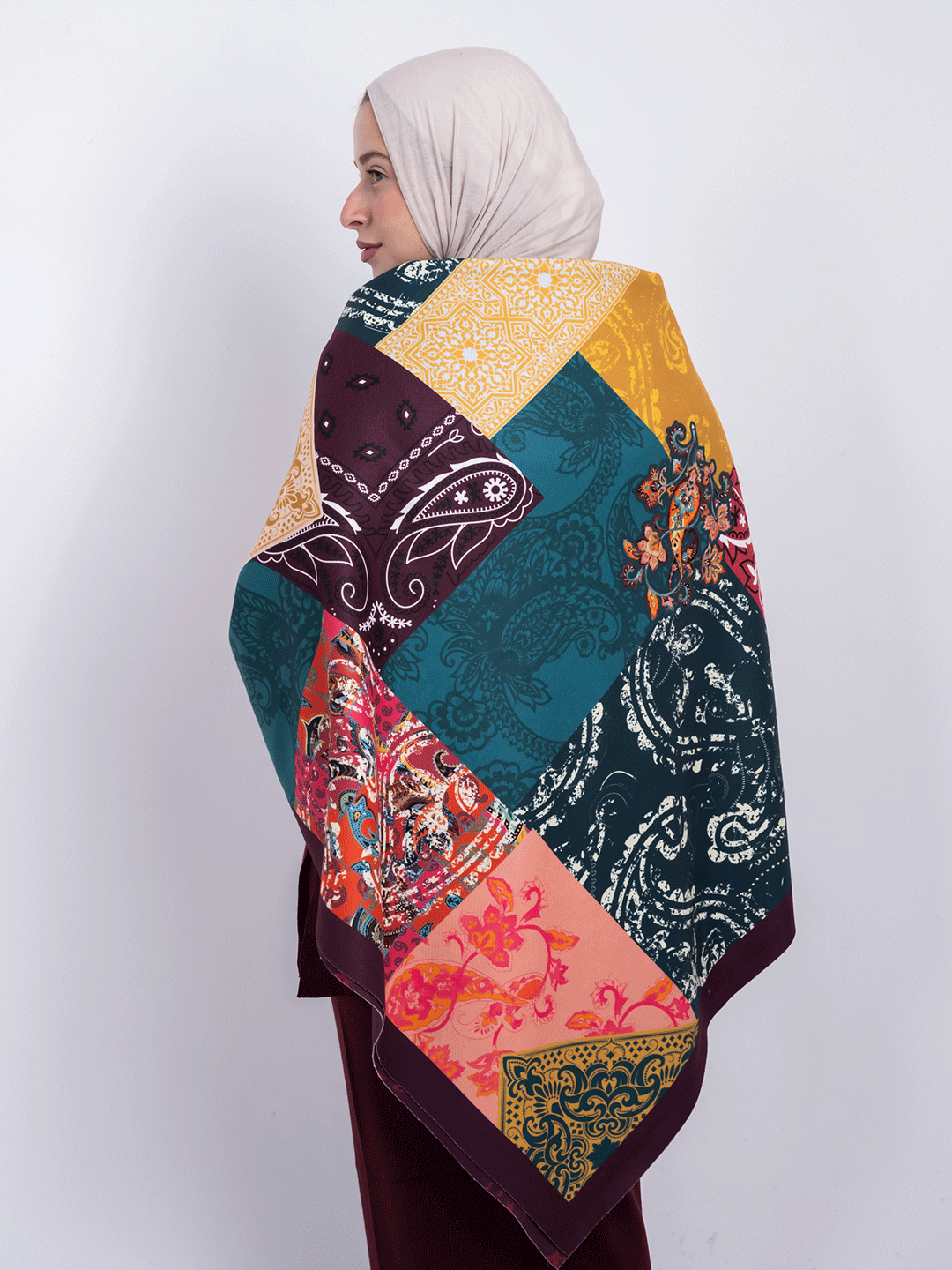 Square Shawl – Patchwork Garden Edition