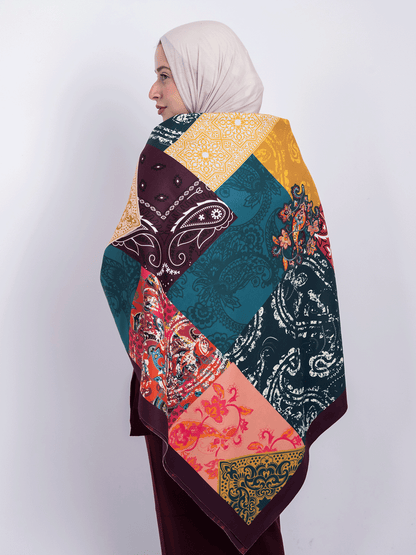 Square Shawl – Patchwork Garden Edition