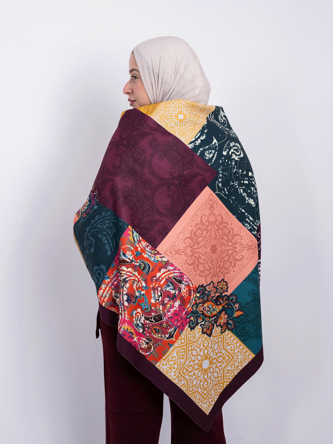 Square Shawl – Patchwork Garden Edition