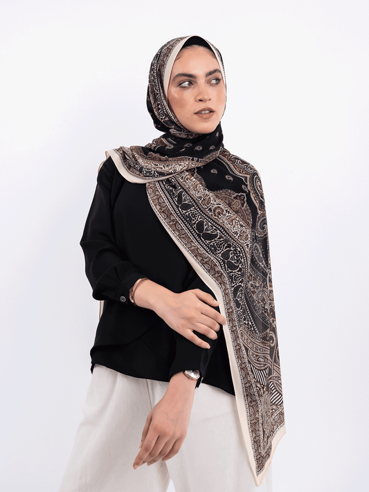 Tropical Fern – Bold Printed Scarf