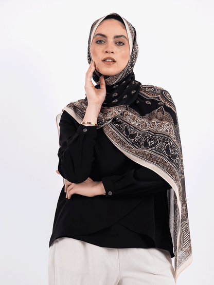 Tropical Fern – Bold Printed Scarf