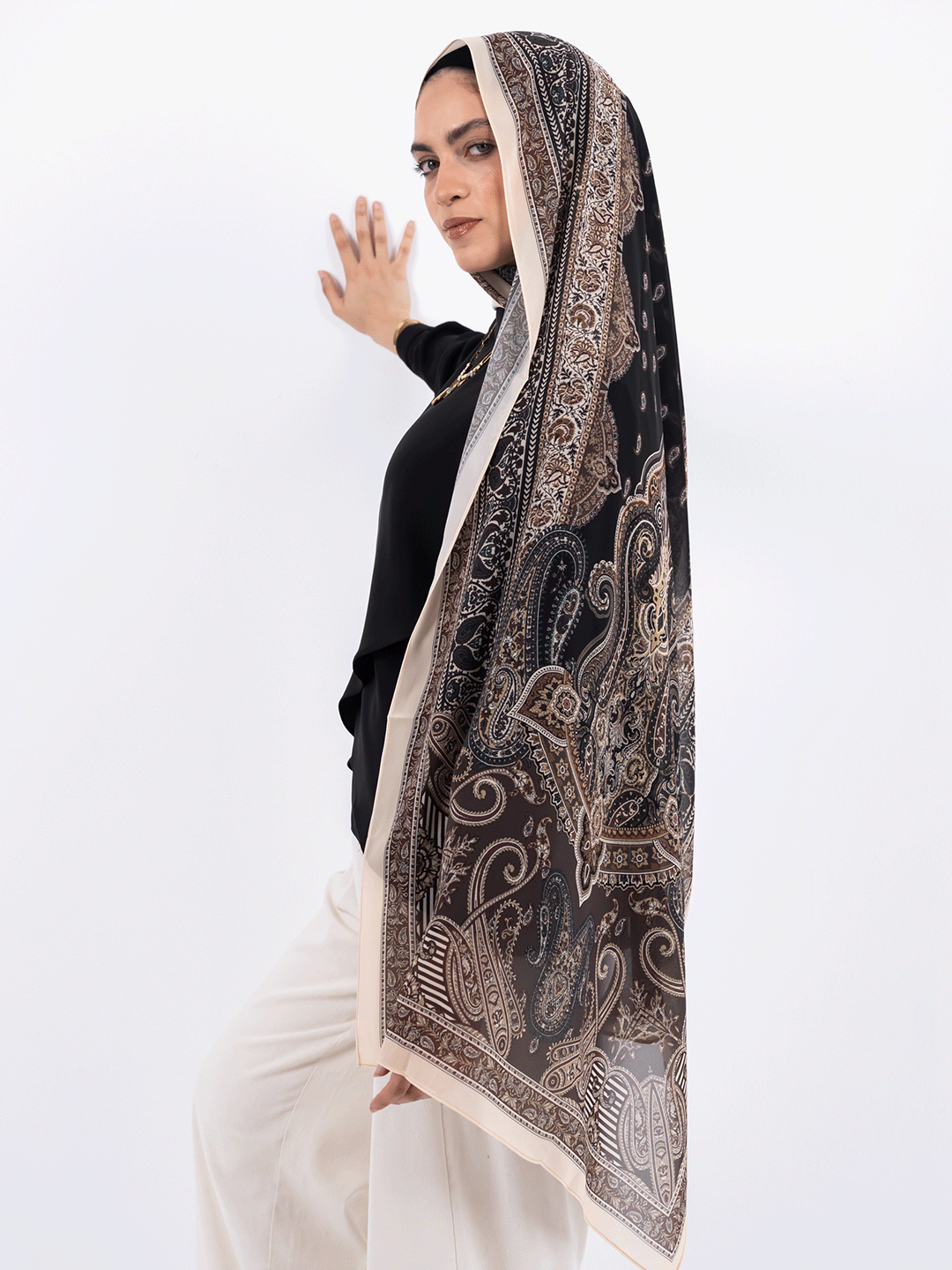 Tropical Fern – Bold Printed Scarf