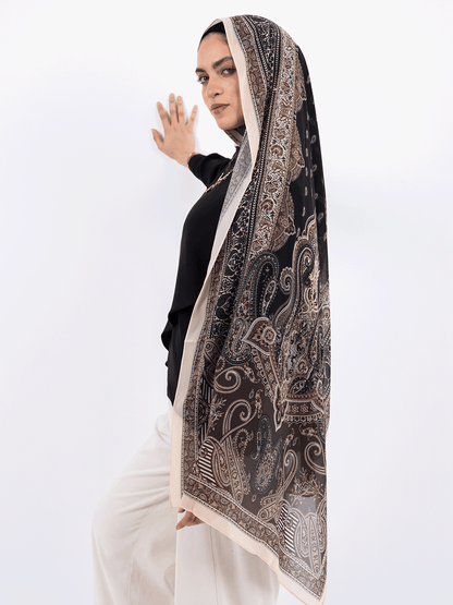 Tropical Fern – Bold Printed Scarf