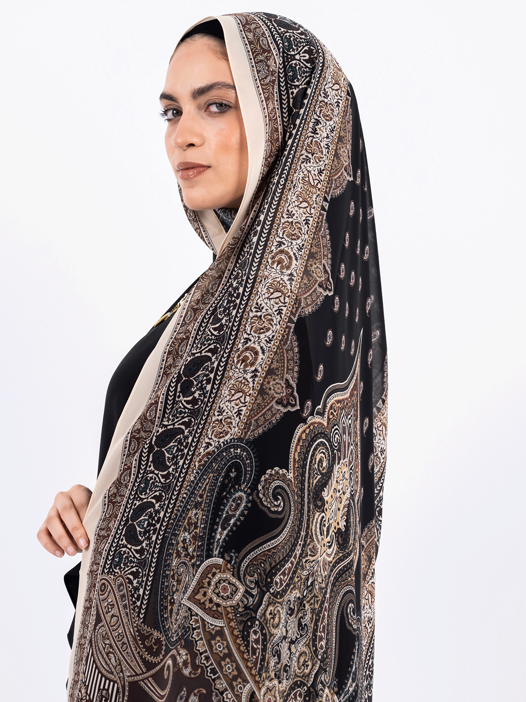 Tropical Fern – Bold Printed Scarf