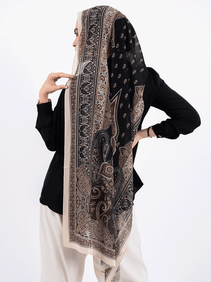 Tropical Fern – Bold Printed Scarf