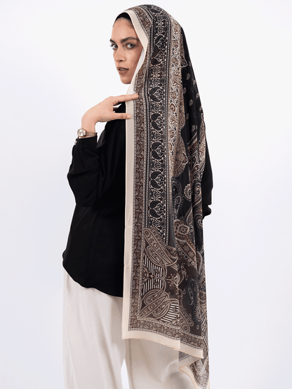 Tropical Fern – Bold Printed Scarf