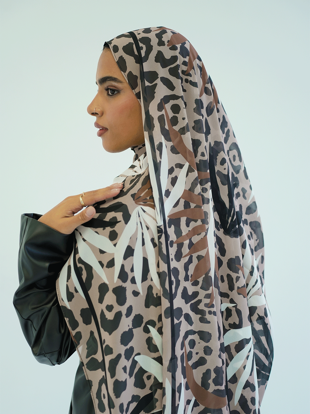 Jungle Harmony Chiffon Scarf