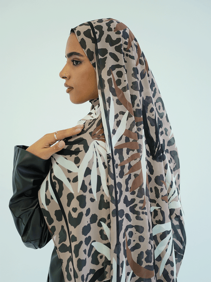 Jungle Harmony Chiffon Scarf