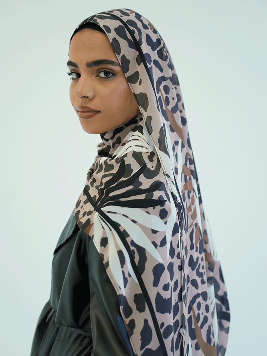 Jungle Harmony Chiffon Scarf