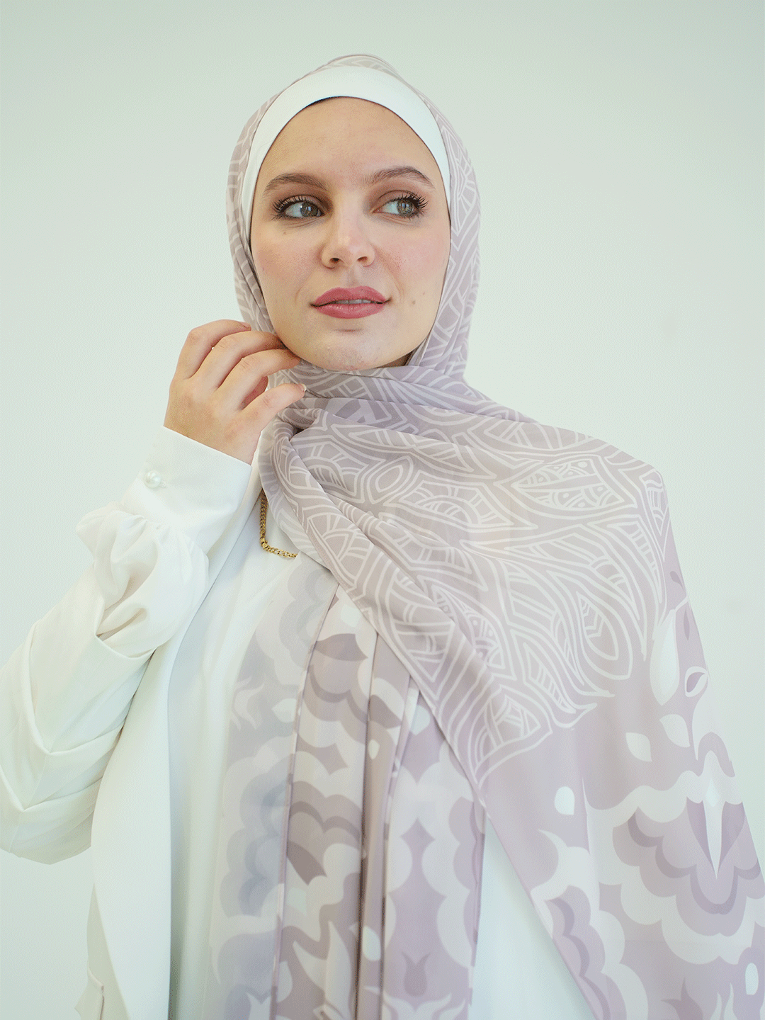 Sands of Elegance Chiffon Scarf