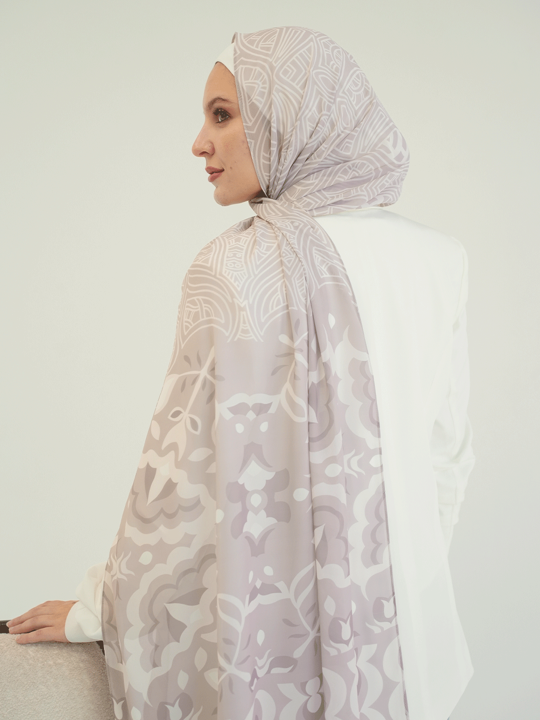 Sands of Elegance Chiffon Scarf