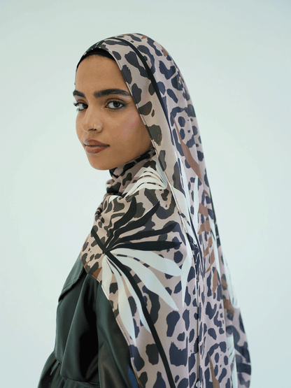 Jungle Harmony Chiffon Scarf