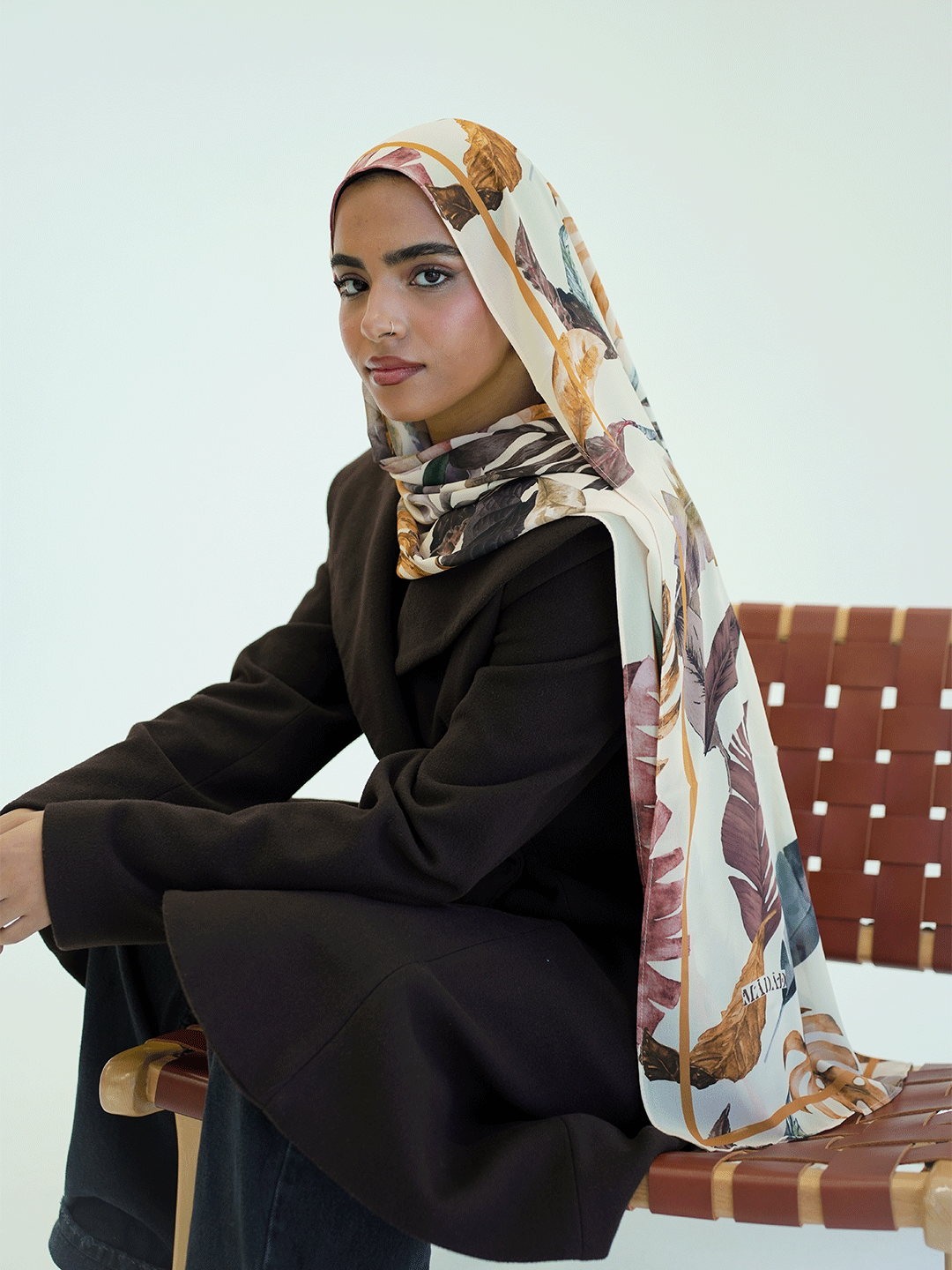 Autumn Bliss Chiffon Scarf