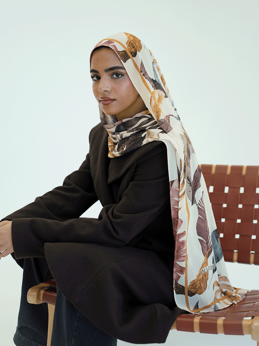 Autumn Bliss Chiffon Scarf