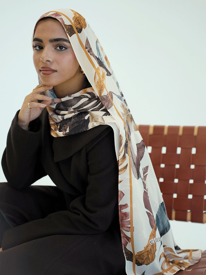 Autumn Bliss Chiffon Scarf