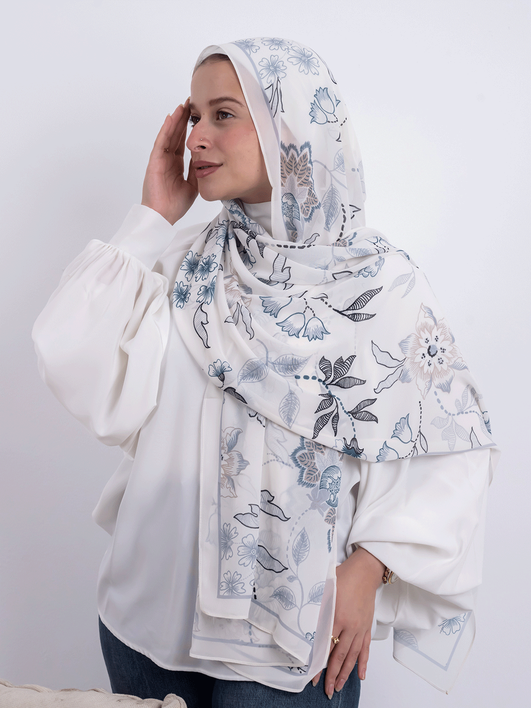 Ethereal Florals - Powder Blue