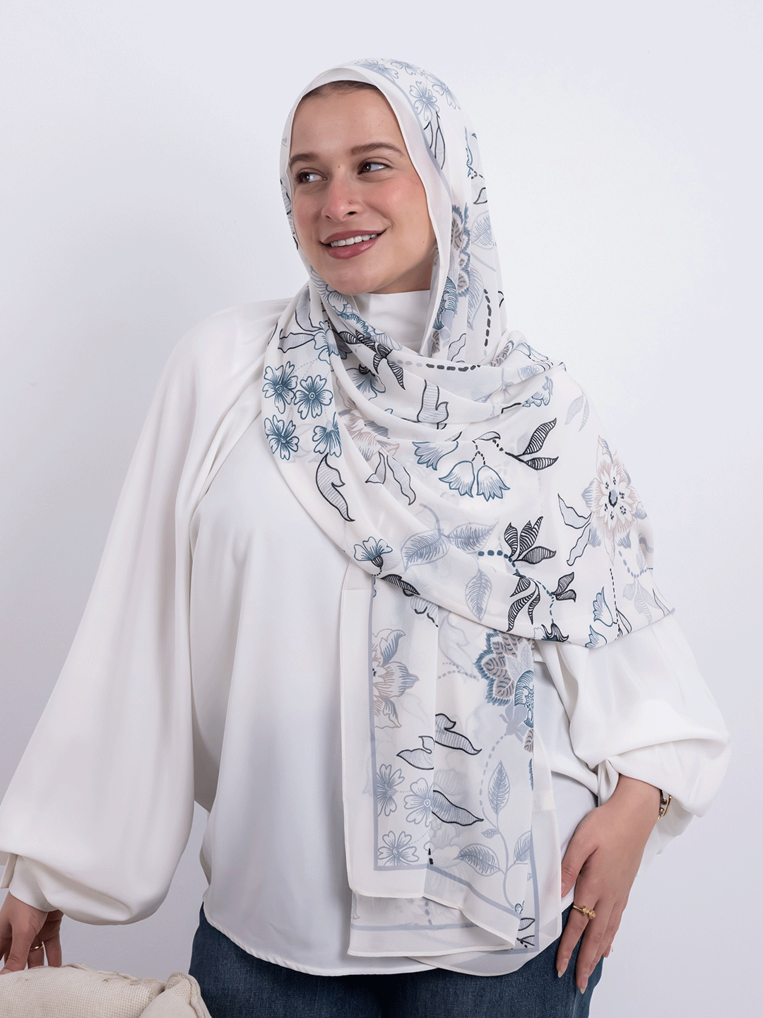 Ethereal Florals - Powder Blue