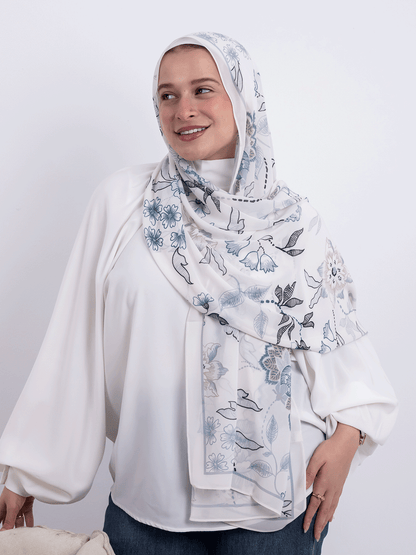 Ethereal Florals - Powder Blue