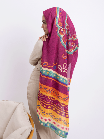 Echoes of Marrakesh - Vibrant Fuchsia