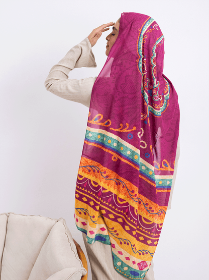 Echoes of Marrakesh - Vibrant Fuchsia