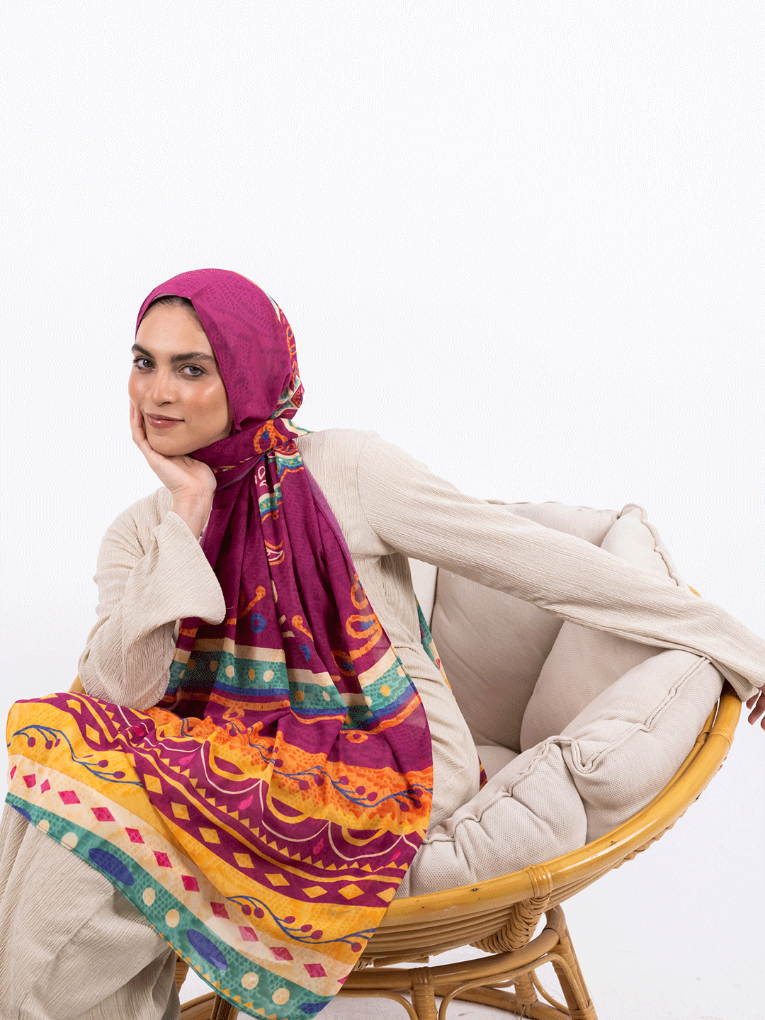 Echoes of Marrakesh - Vibrant Fuchsia