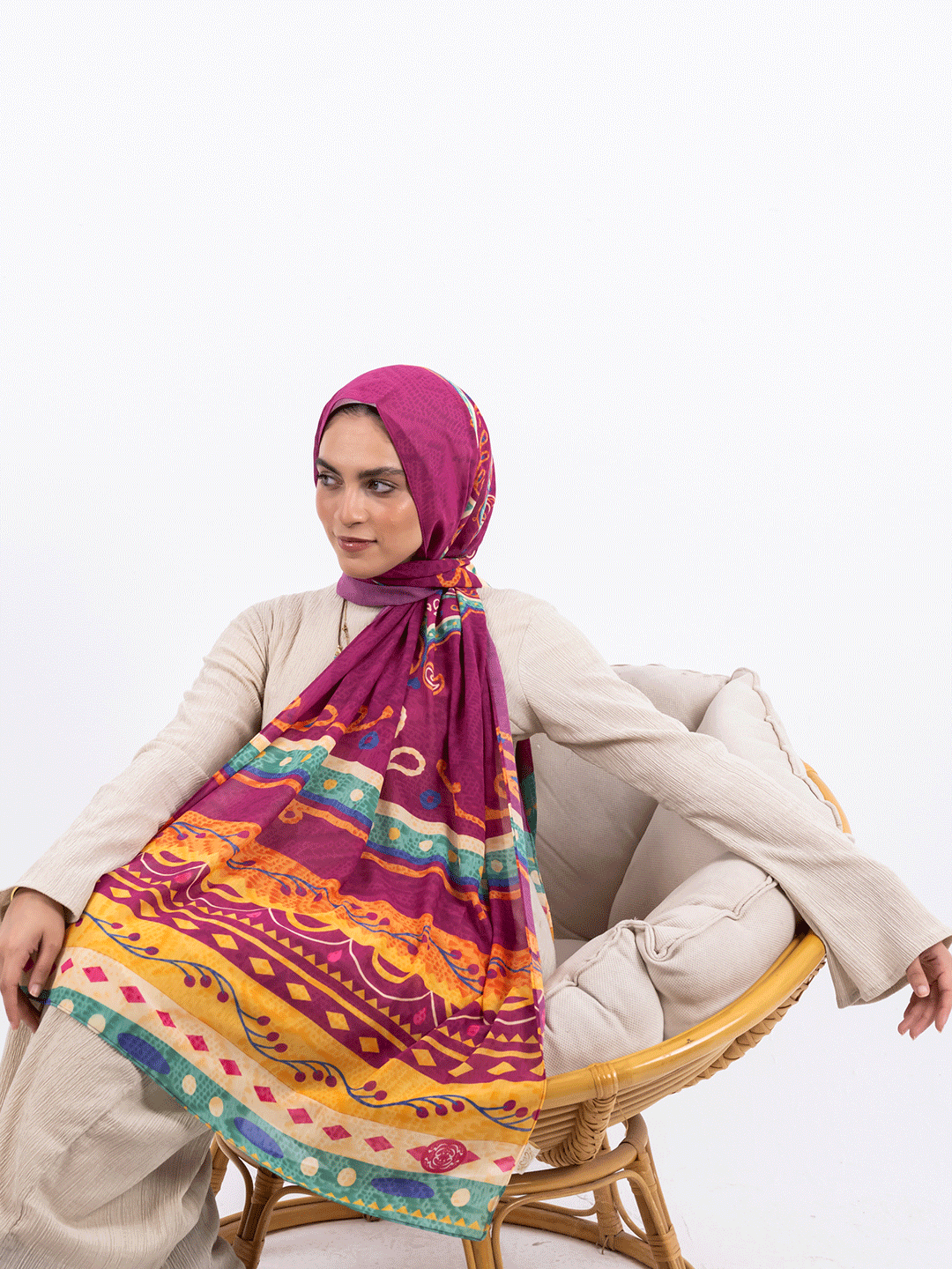 Echoes of Marrakesh - Vibrant Fuchsia