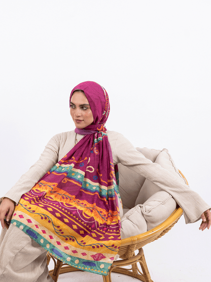 Echoes of Marrakesh - Vibrant Fuchsia