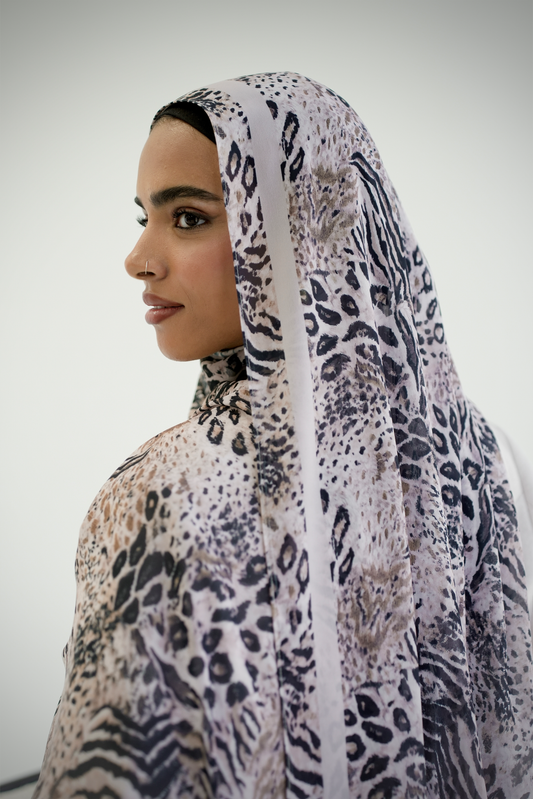 Wild Fusion Chiffon Scarf